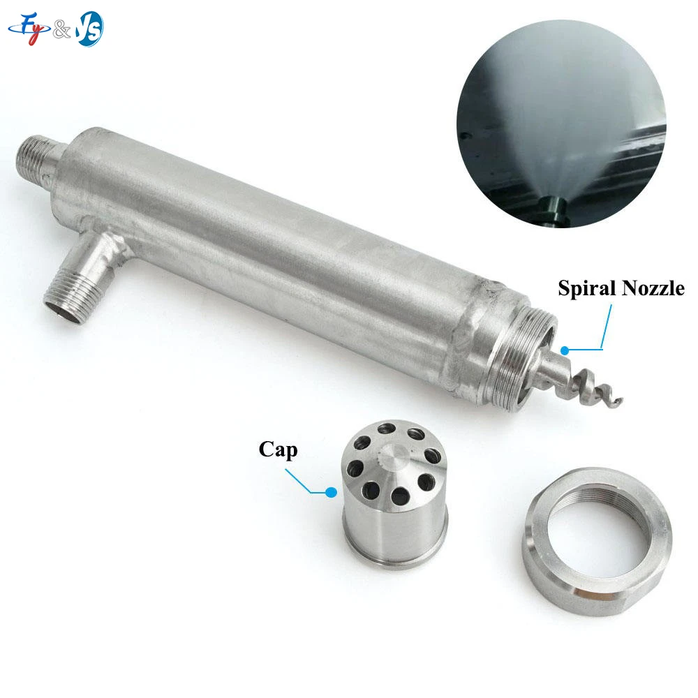 Premium 1000L Large Flow Two-Fluid Spray Gun, Air-assisted High Efficiency Atomizing Spray Nozzle for Industrial Coating