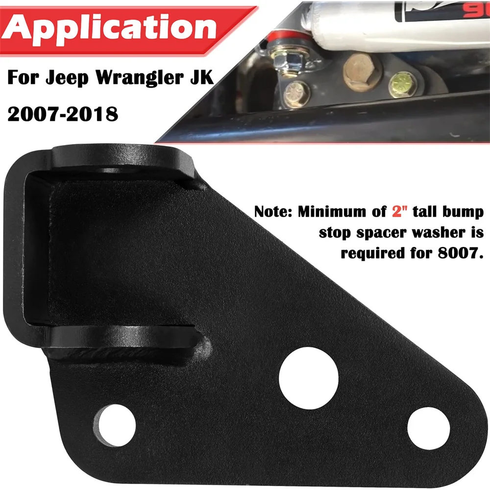 8007 sostituzione della staffa di riposizionamento dello stabilizzatore dello sterzo per Jeep Wrangler JK 2007-2018 14 pz/set Black Auto accessori per Auto parte