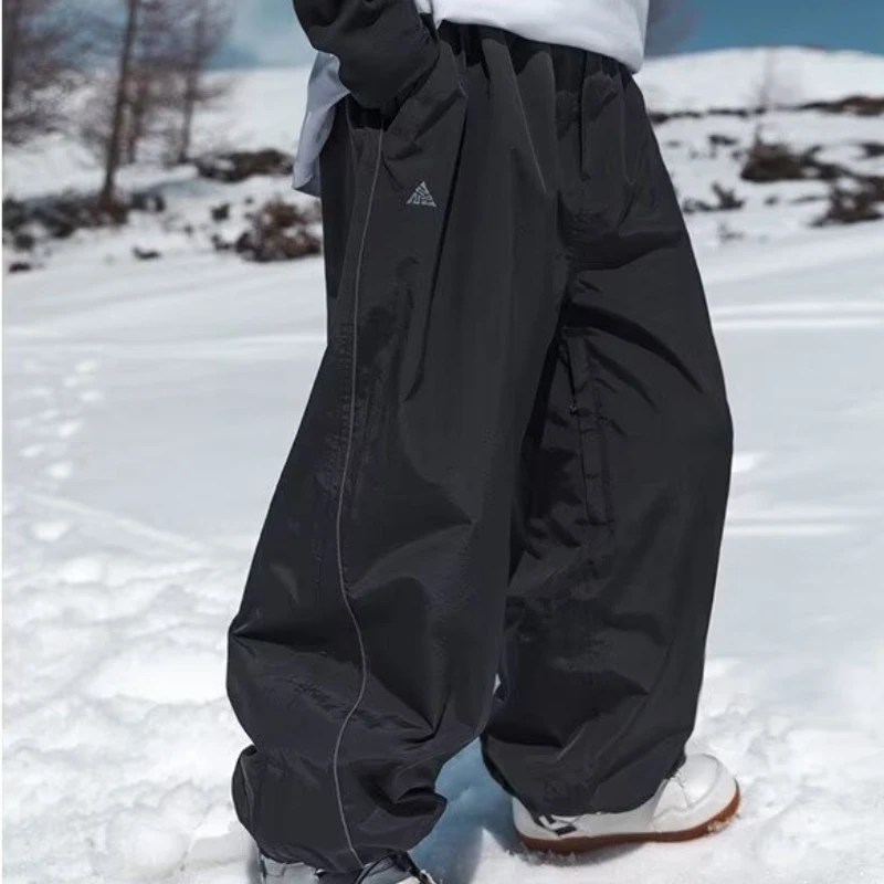 2025 New Ski Pants for Men and Women Waterproof Windproof Loose Outdoor Sports Cold Proof Fashion Work Pants