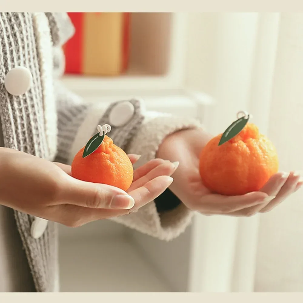 Tangerine Scented Candle DIY Gift Souvenir Small Gift Shoot Imitation Fruit Spring Festval Lucky New Year Gift