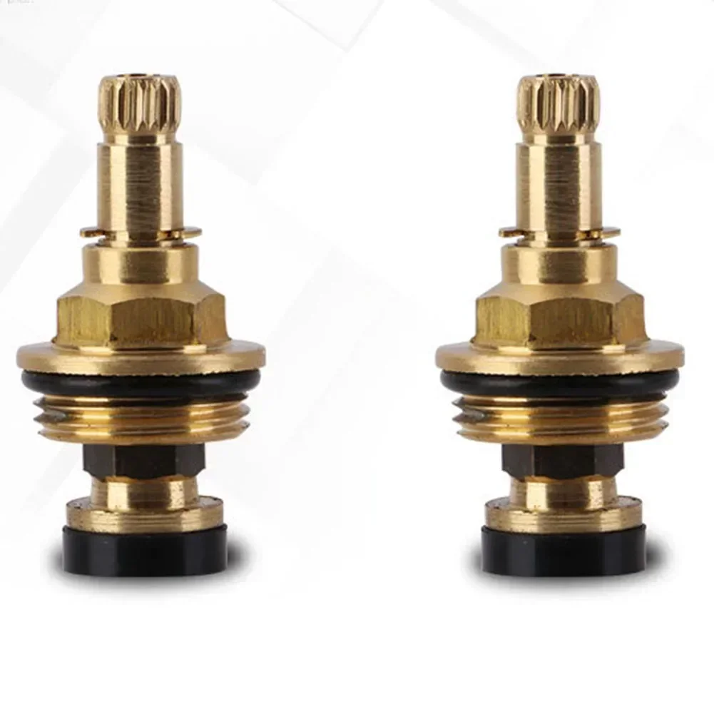 Brass Slow Opening Spool Faucet Hot And Cold Water Valve Core Water Spool G1/2 Copper Body Slow Opening Valve Core