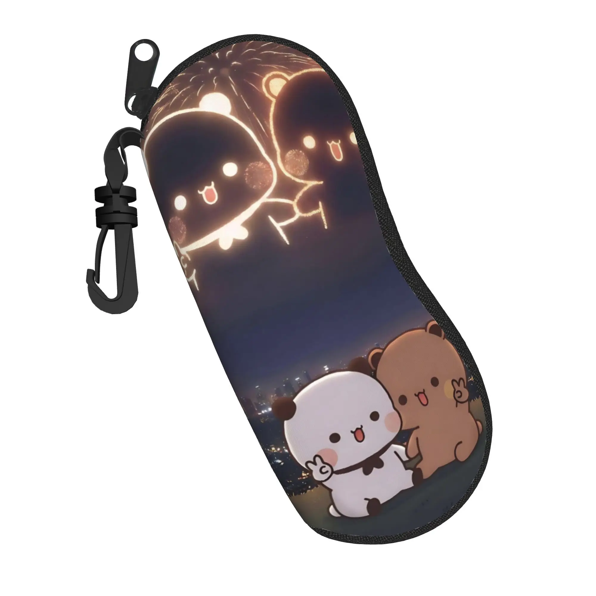 Happy Bubu und Dudu Bear Brillenetui für Herren und Damen, neue Box, Sonnenbrillenbox, Brillenbox
