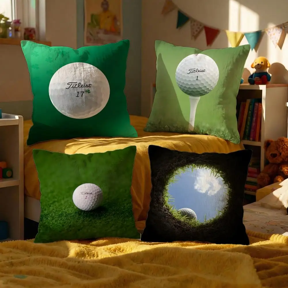 

Чехол для подушек Brand Titleist, декоративные чехлы для подушек, чехол для дивана, 50x50, 4 штуки, 45x45, 40x40, наволочка