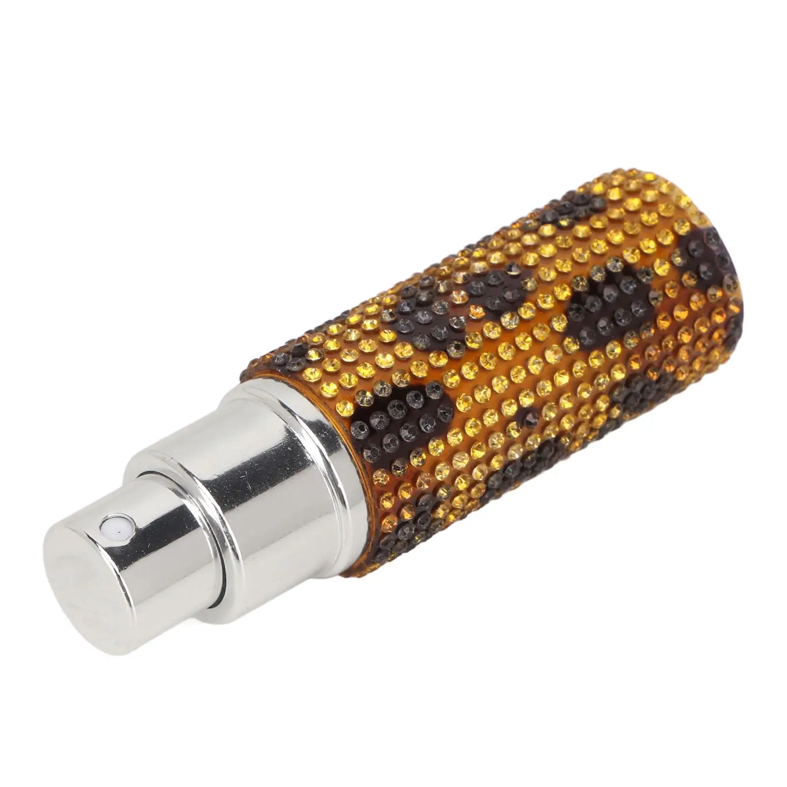 Garrafa atomizadora de perfume recarregável com decoração, Leopard Print, Travel Spray portátil para colônia, 10ml