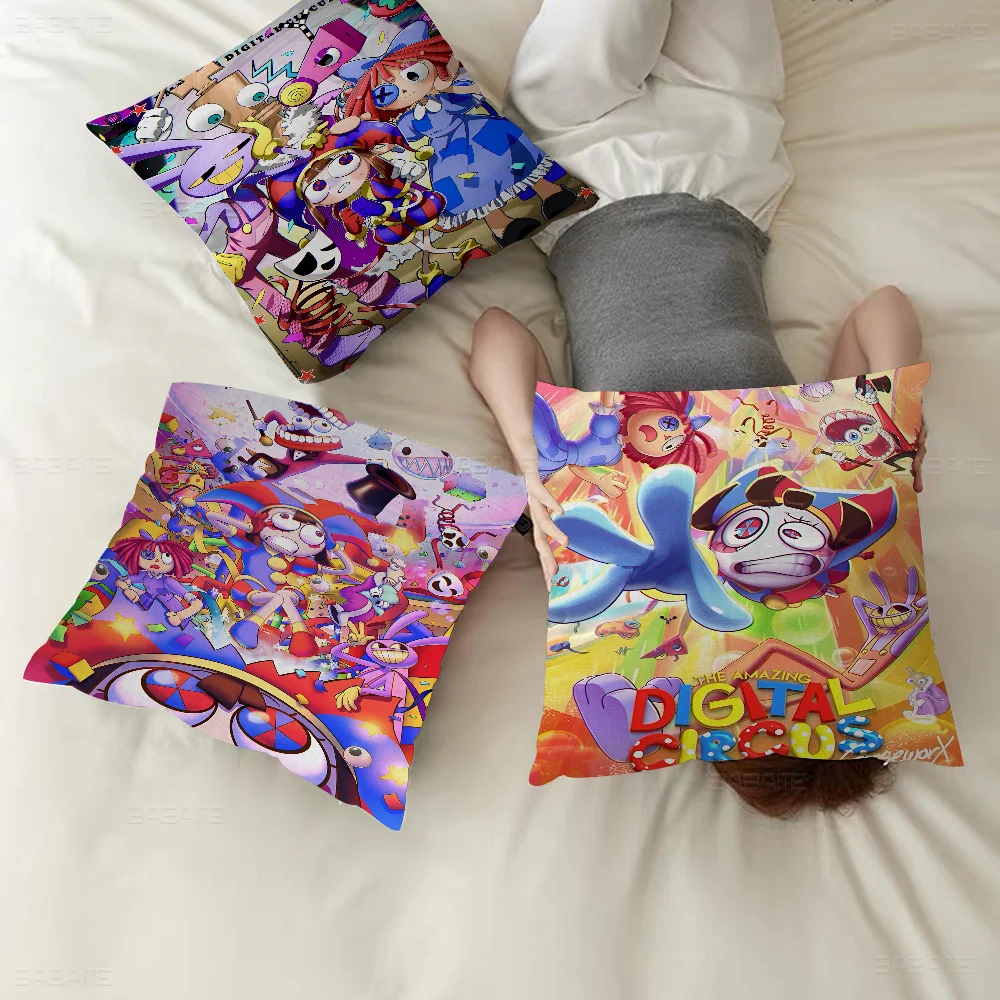 Cartoon The Amazing Digital C-Circus Cushion Cover 30x50 Polyester Sofa Cushions Throw Pillows Home Decoration Pillowcover