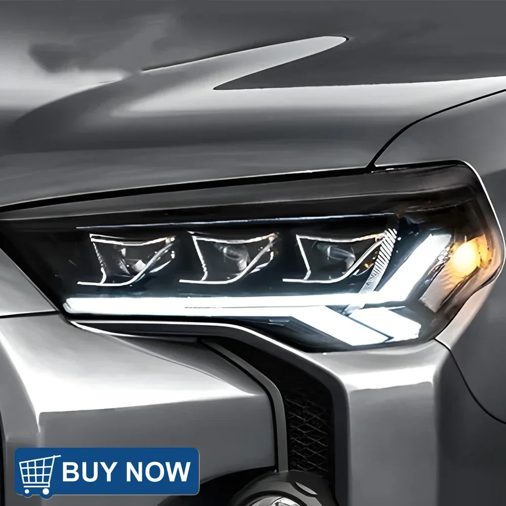 

Auto Head Lamp For Toyota 4Runner 2014-2021 Car Headlight New Upgrade LED Projector Three Lens Daytime Running Light Accessories