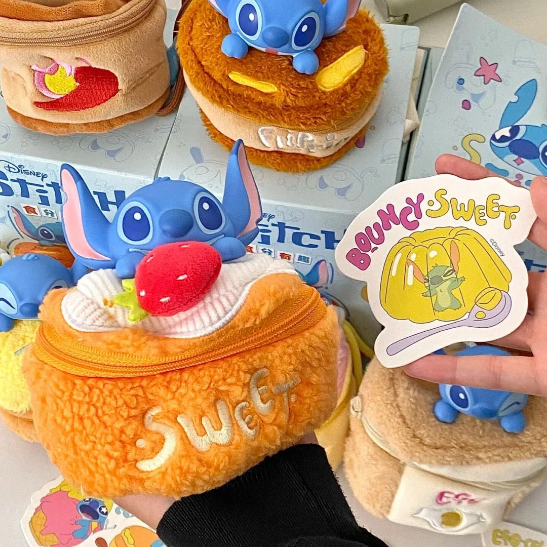 

Подлинная Disney Stitch Flippin' Amazing Food Fun, плюшевая сумка серии, слепая коробка, аниме-фигурка, игрушка-стич, друзья, индивидуальные подарки