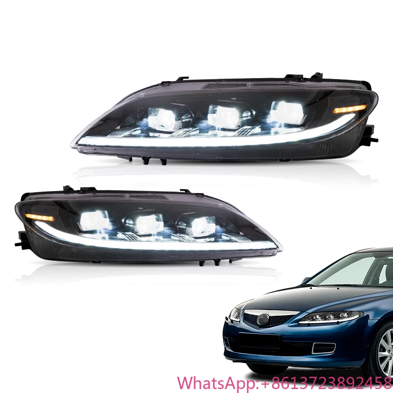 

VLAND Factory Other Headlights GGI 2003-2015 LED Others Car Light Accessories Auto Lighting Systems Parts Head Lamp for Mazda 6