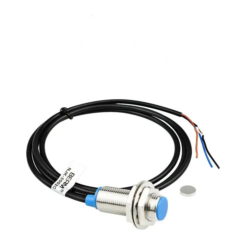 M8 M12 M18 قاعة القرب التبديل NJK-5002c الاستشعار 3 سلك NPN لا المغناطيس المغناطيسي NC
