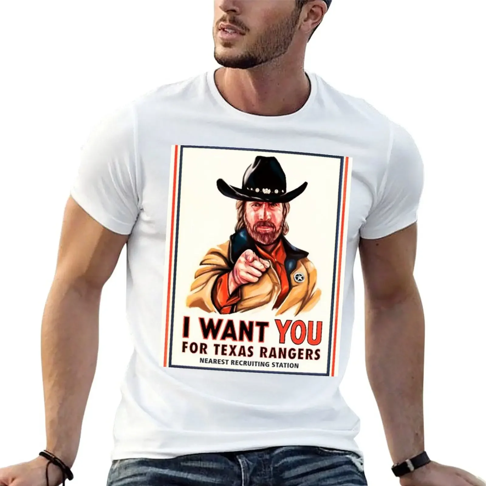 Chuck Norris I Want You T-Shirt blanks summer tops man t shirt men t shirt