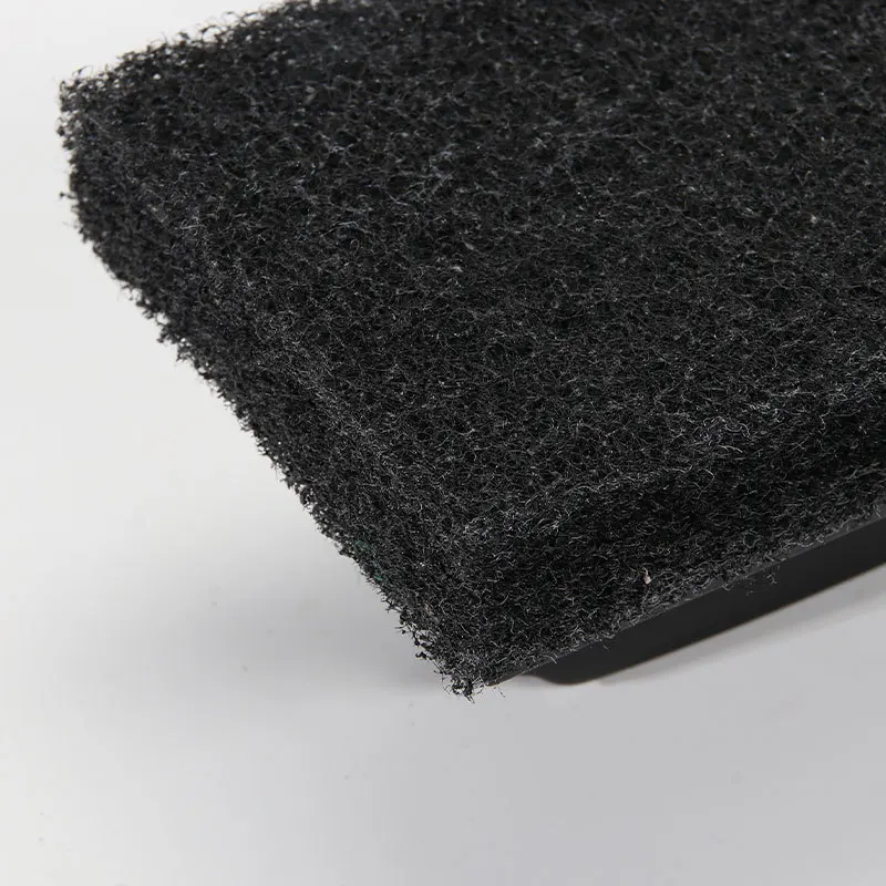 YJQ 3PCS Polyester 15 * 9 * 2cm Multifunctional Cleaning Brush with PP Handle Bath Floor Tile Brush