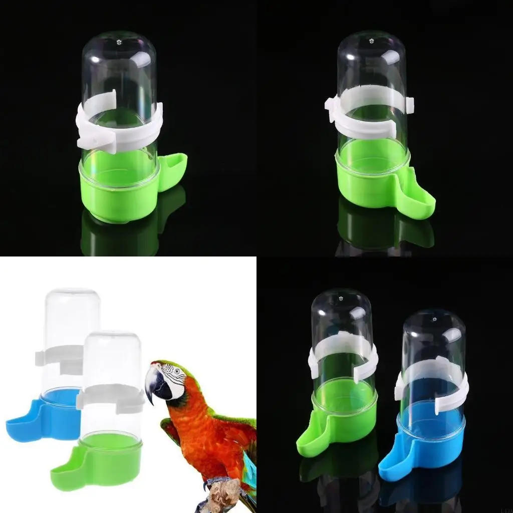 L43A No Mess Bird Water Feeders Automatic Parrot Feeder Drinker Water Dispenser Water Dispenser Cage Accessories