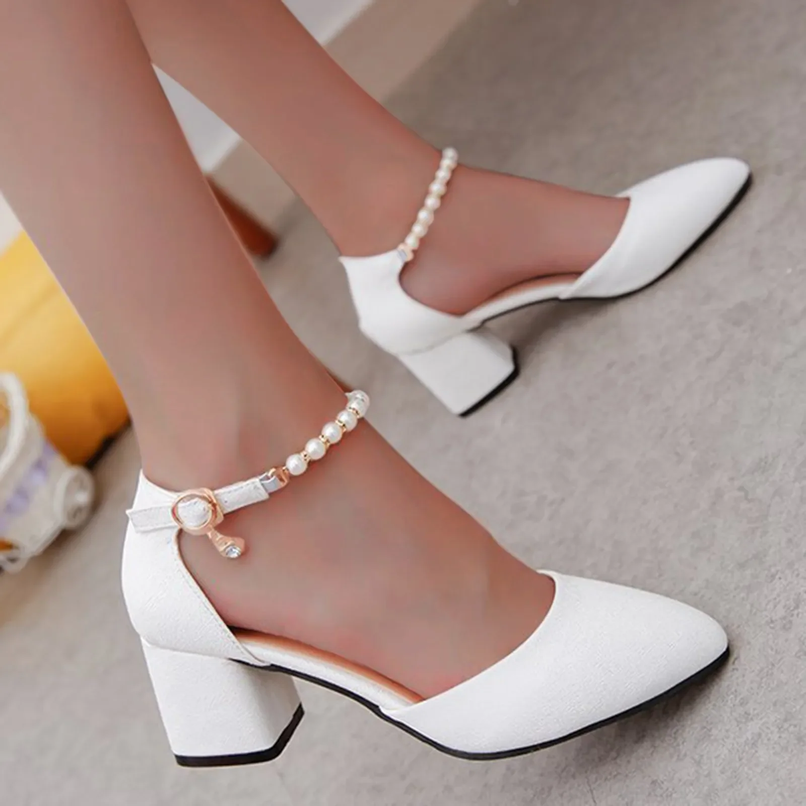 

Dress Shoes For Women High Heels Women'S Sandals Fashion Casual Laceup Heels High Toeknob Wide Width Wedges For Women Tacones