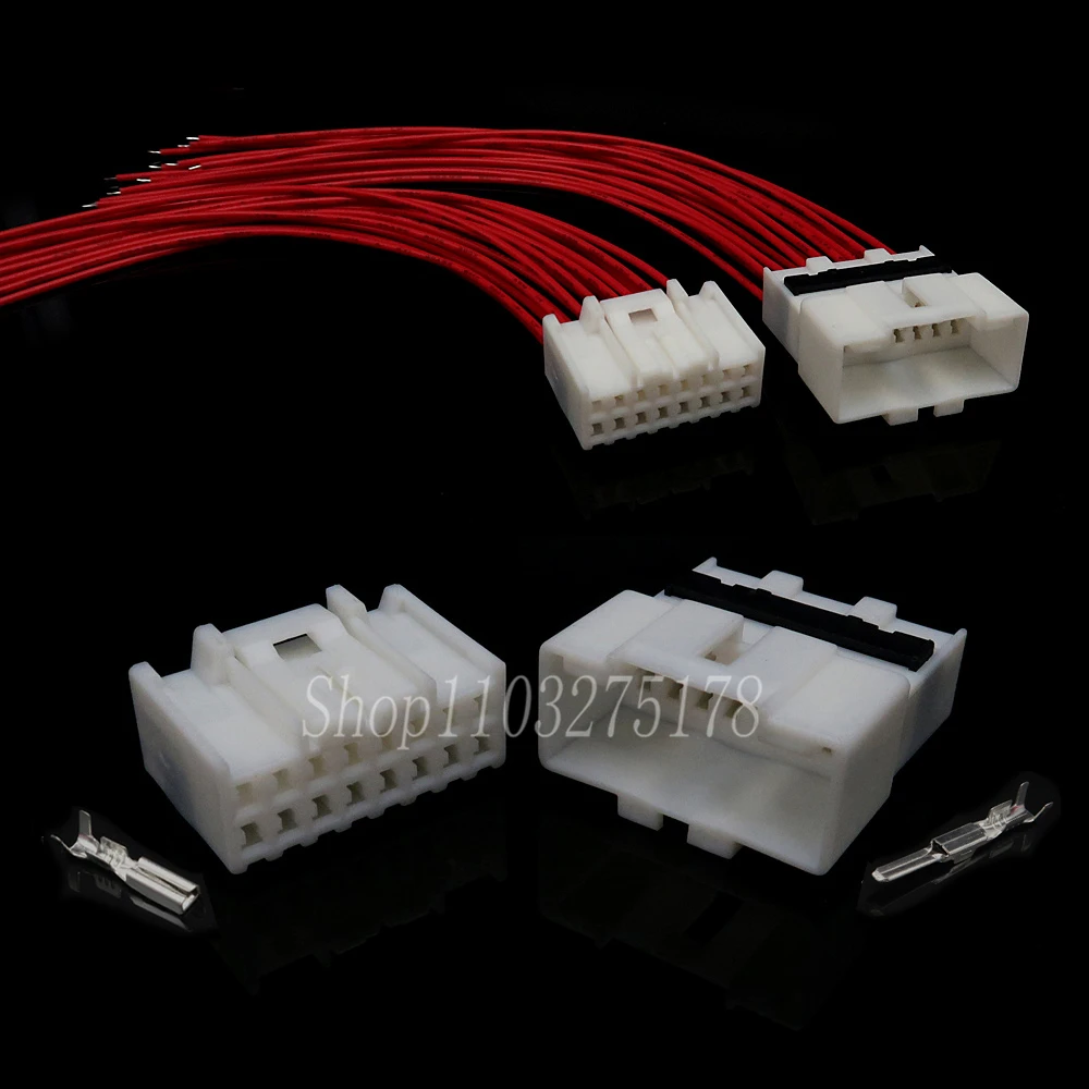 1 Set 16 Pin MG653198 MG643315 Car Window Lifter Wire Cable Socket for Chevrolet Automotive Modification Plug