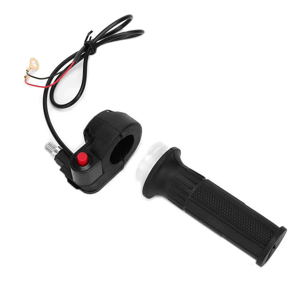 Handlebar Grip Throttle Accelerator Handle Grips Throttle Grips with Stop Switch Fit for 47cc 49cc Mini Moto Dirt Bike Handlebar