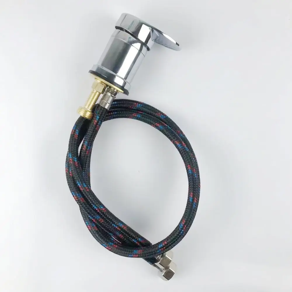 Professional Salon Shampoo Bed Faucet Mixing Valve Barber Shop Hair Washing Basin Water Control Tap Durable Ceramic