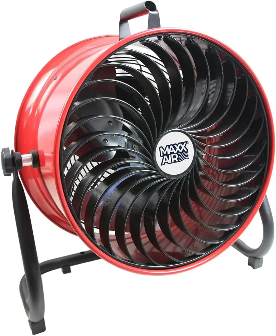

16" High Velocity Turbo Fan with Pivoting Head - Efficient Air Circulation for Home, Garage, Workshop