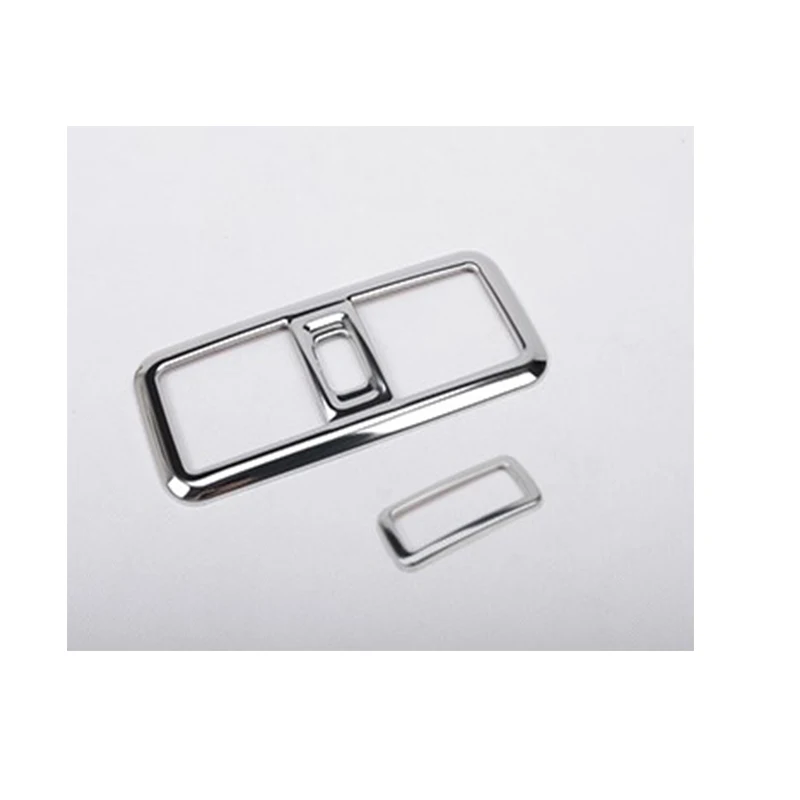 

For Mitsubishi Pajero V93 V97 Interior Decoration Stickers Front Reading Light Sunroof Switch Box Chrome Trim Cover