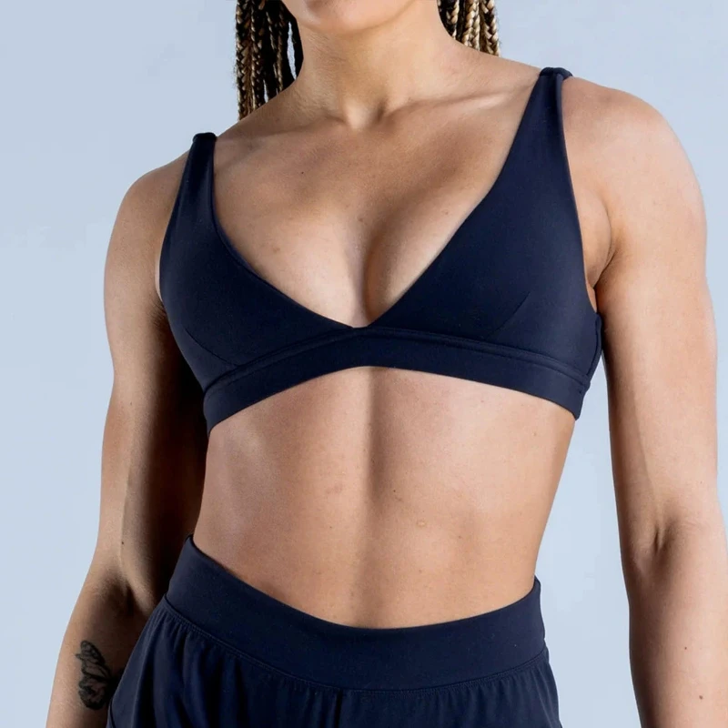 2026 New Impact Scoop Back Bra High Support Yoga Tops Women Push-up Gym Clothes Pilates Sports Underwear Quick Dry Workout Vest