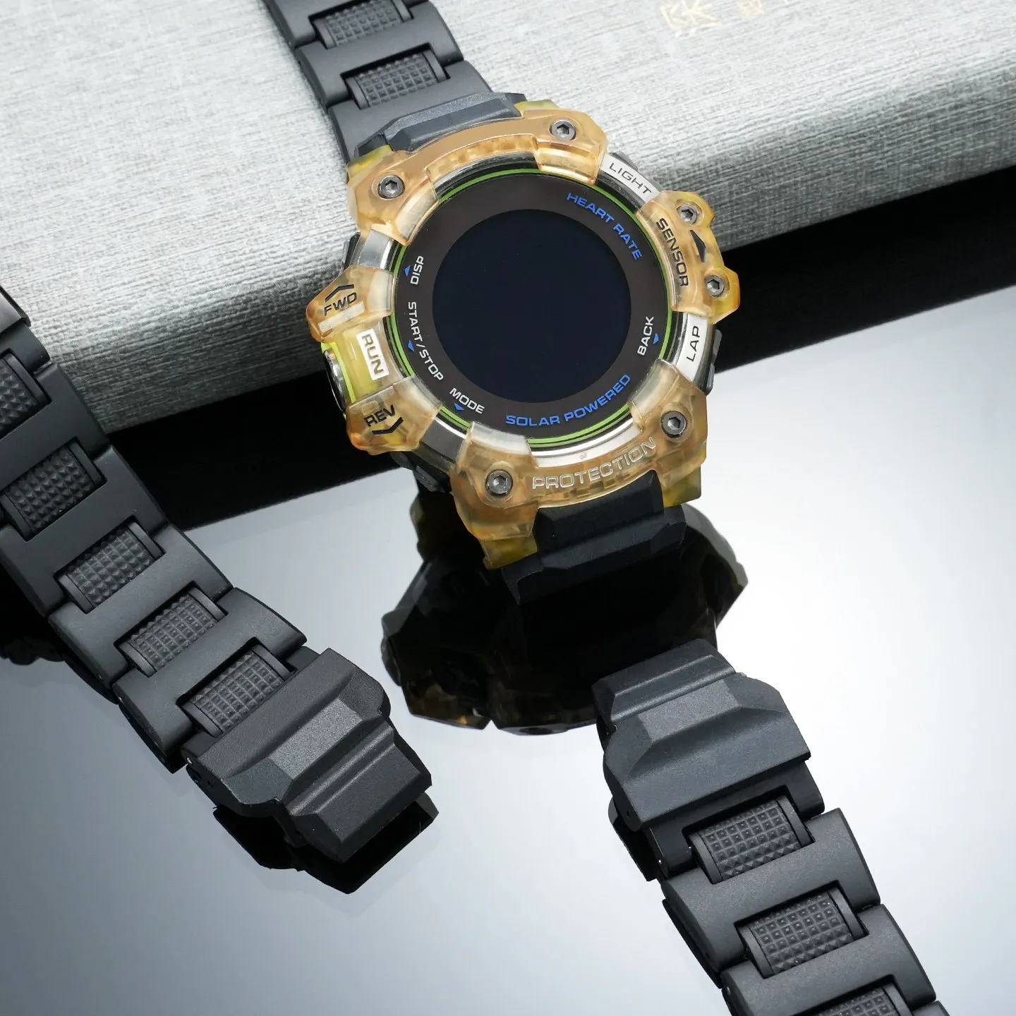 Suitable for Casio Catman 3475 Smart Watch GBD-H1000 Outdoor Lightweight Plastic Steel Modified Replacement Strap view 4
