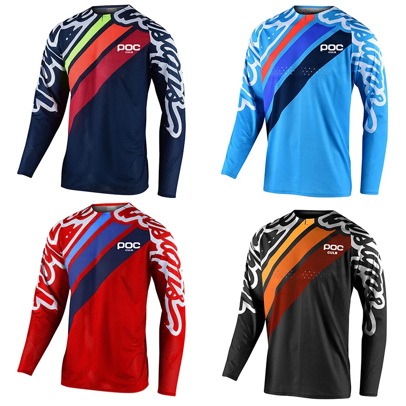 

New Summer 2024 CULB POC Colorful Breathable Quick Drying Mountain Bike Motorcycle Off road Cycling Suit