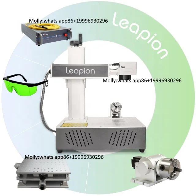 Best Price 20W Raycus Laser Source the Portable Fiber Laser Marking Machine for Metal   and   Brass