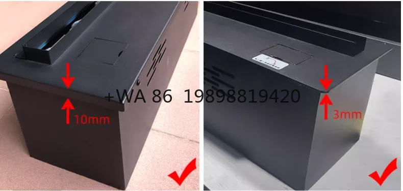 

Современный встраиваемый 3D-электрокамин с эффектом водяного пара, светодиодная вставка для камина с пультом ДУ и ультрареалистичным эффектом пламени