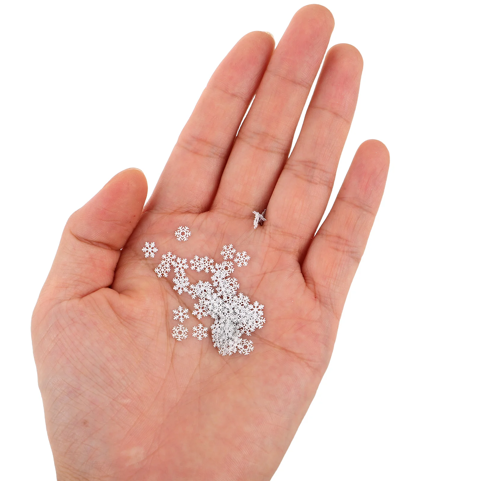 

6 Boxes Mini Snowflake Nail Charms White Glitter Sequins Manicure Ornament DIY Nails Crafts Fine Nail Art Applique Supplies
