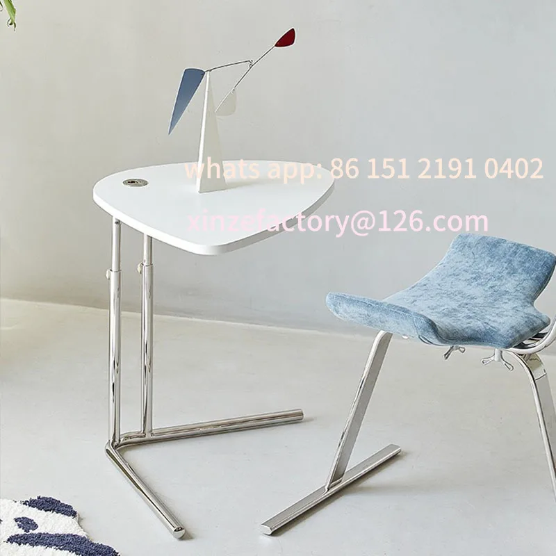 

Customizable furniture simple stainless steel corner few living room sofa edge few lift small coffee table balcony small table