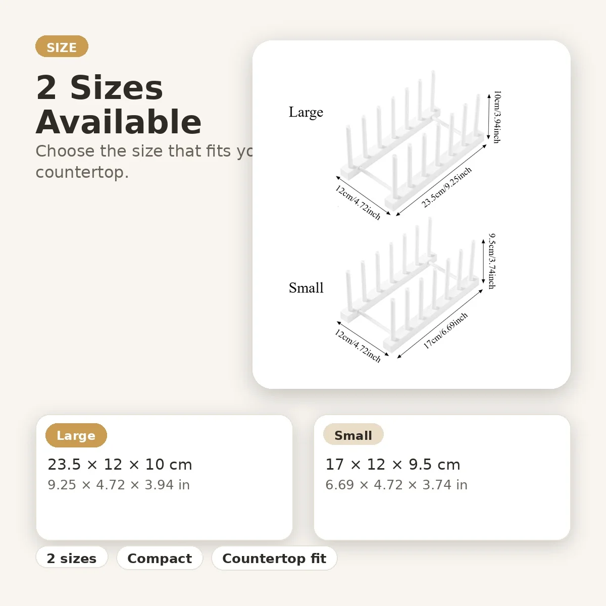 Dish Drying Rack Countertop Plate Holder Kitchen Organizer White Plastic Drainer Stand Colander Bowl Produce Washing Basket