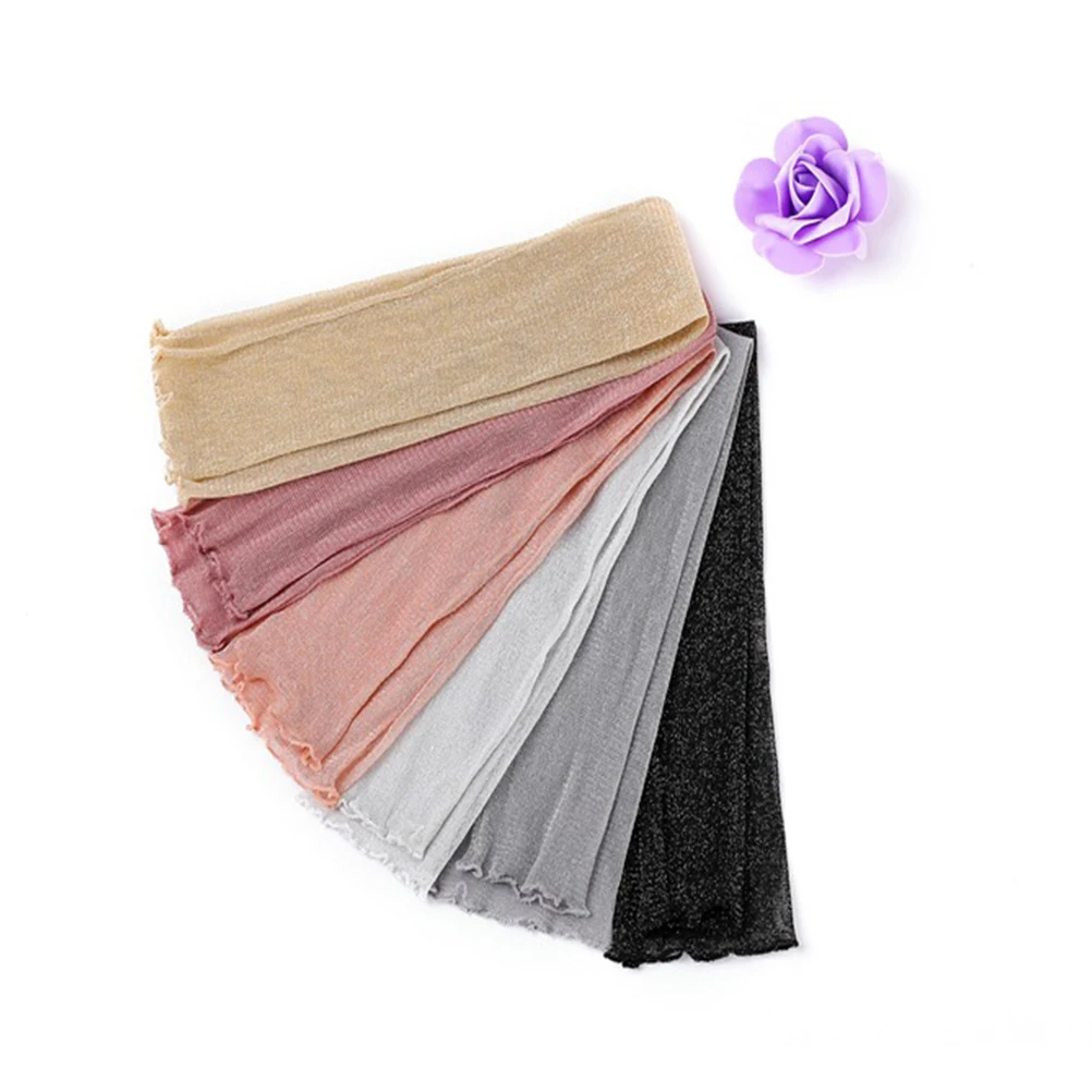 

1Pair Uv Protection Ice Silk Arm Sleeve Elbow Guard Stretchy Breathable Non-Slip Sports Compression For Cycling Running Yoga