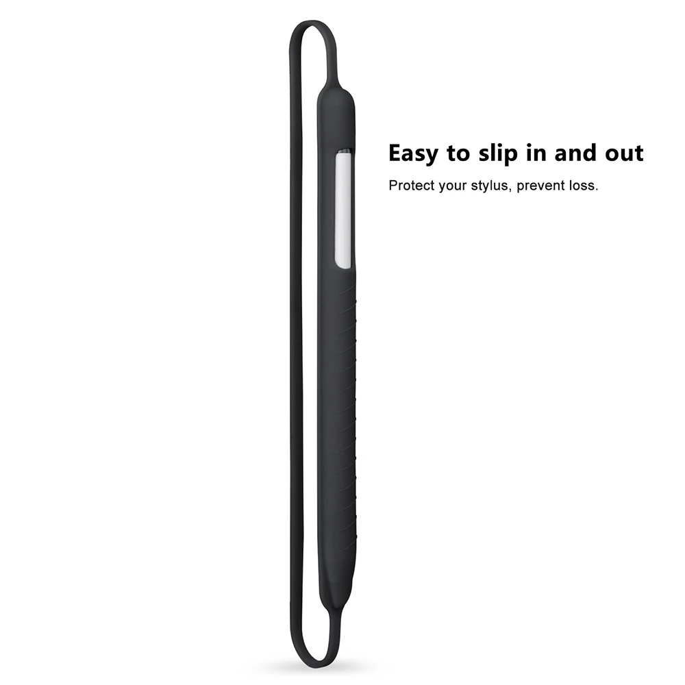 Silicone Stylus Protective Holder Compatible with Apple Pencil 1st & 2nd Generation Protective Sleeve for Stylus Anti-shock Scra
