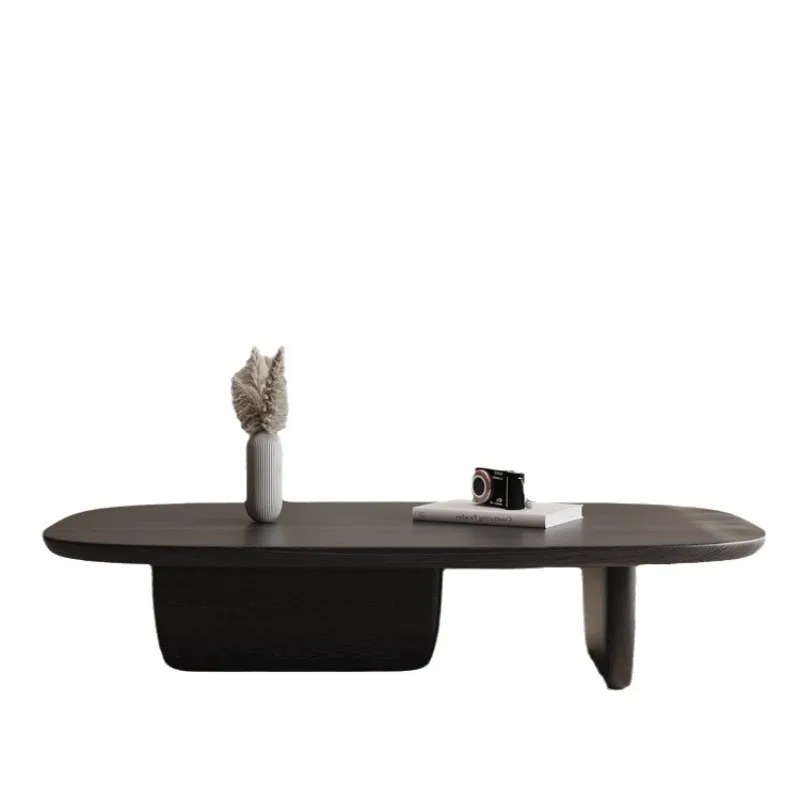 

Small apartment is simple, round minimalist combination, living room household panel tea table