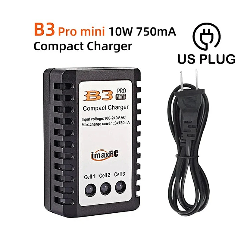 

B3 Balanced Charger, Aviation Model Lithium Battery, 2S/3S, 7.4V/11.1V, Aviation/Model Car/Remote Control Car Charger, Aircraft