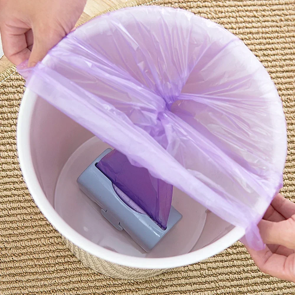 1PC Trash Bags Storage Box Garbage Bag Dispenser For Kitchen Bathroom Wall Mounted Grocery Bag Holder Kitchen Bags Container