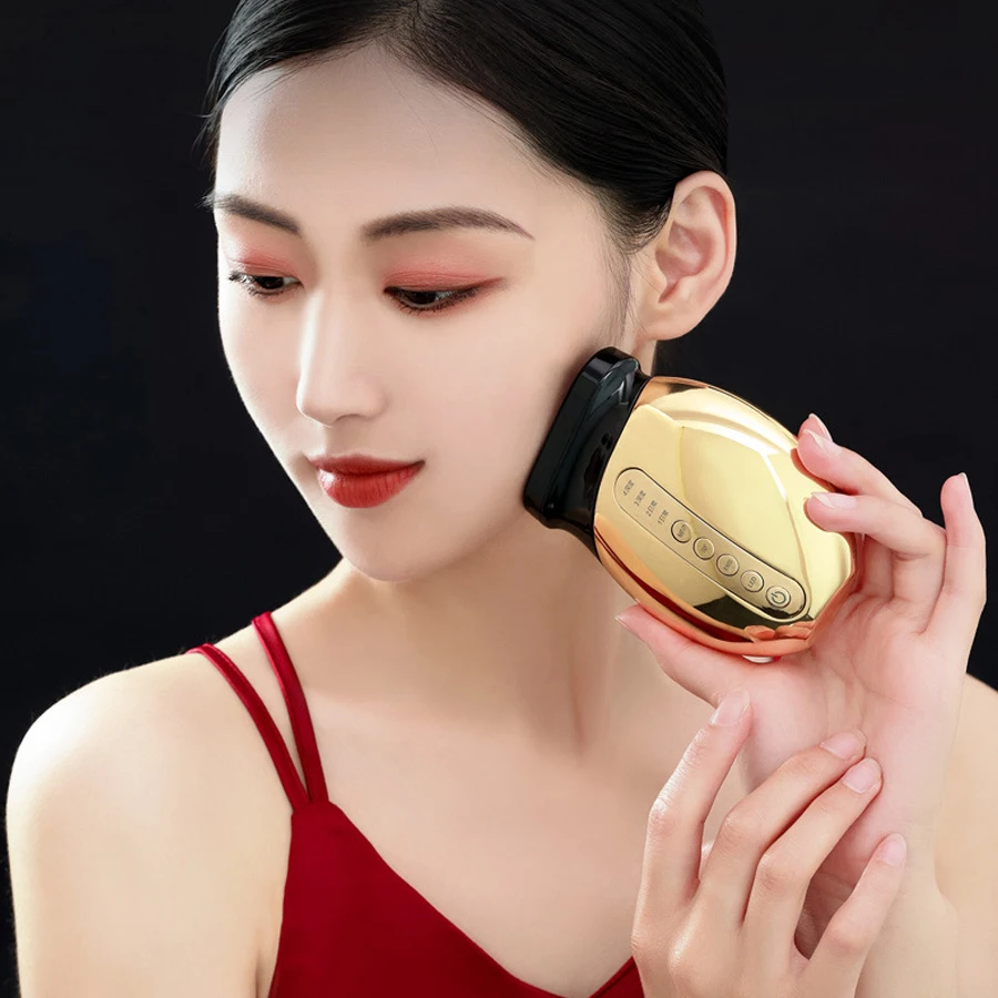 しわ除去ゴールドドットマトリックス美容器具フェイスリフティングデバイスコラーゲンフェイシャルスキン引き締めツール