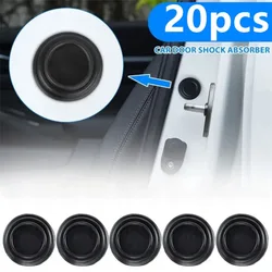 20/10pcs Car Door Shock Absorbing Gasket Thickening Buffer Silent Insulation Protector Mat for Auto Hood Trunk Anti-Noise Pad