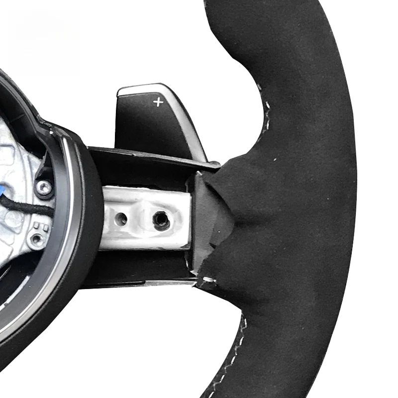 High Quality Customized Suede Yellow Label Modified Steering Wheel F10 F30 Bzc-m3-328-p