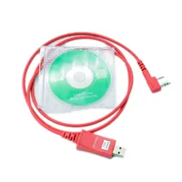 WOUXUN USB Program Cable & CD  Drivers for KG UVD1P UV6D KG8D KG9D TYT Kenwood Radio Transceiver PC Data Parts