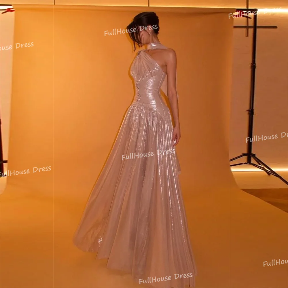 

Custom Made Modest Sleeveless Pleated Evening Party Dress Backless Sexy Straight Floor Length Button Prom Dress for Women