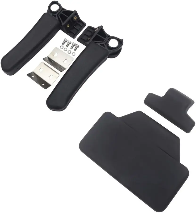 Motorcycle Backrest Back Pad Saddlebag Trunk Sticker+Aluminum Rear Box Passenger Armrest For BMW R1200 GS F800GS G310GS F650