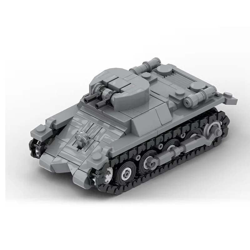 Panzer I Ausf. A Military Tank Model MOC Building Bricks War Equipment Style Modular Technology Gifts Holiday Assemble Toys Suit