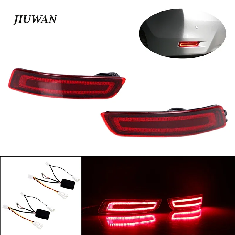 

Задний фонарь заднего бампера автомобиля, светодиодный предупреждающий указатель поворота, противотуманный фонарь для Toyota Corolla 2014-2018 с 3-й функцией отражателя