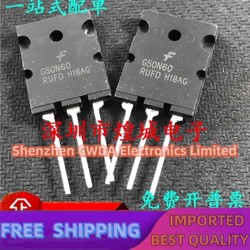 

10PCS-20PCS G50N60RUFD SGL50N60RUFD TO-264 600V 50A In Stock Can Be Purchased