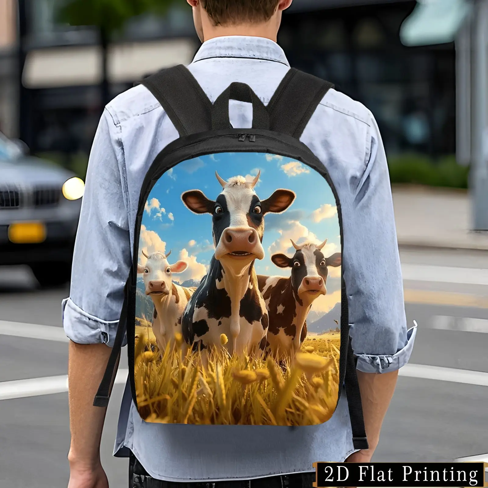 

Casual and stylish backpack, simple and personalized backpack. Creative design backpack for young people