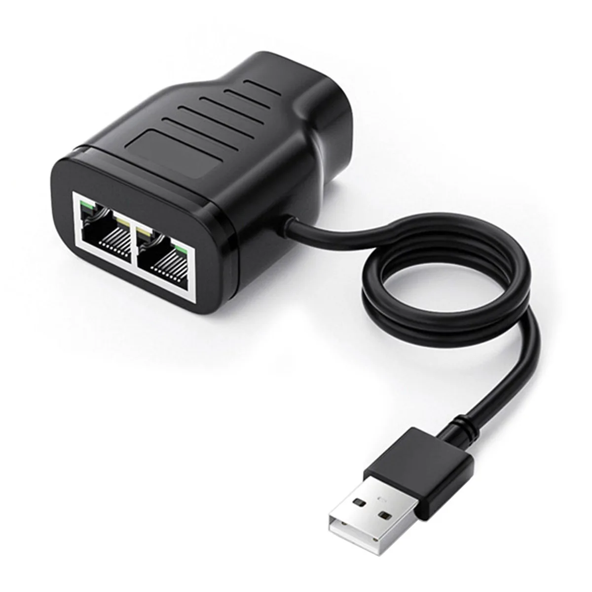 

100 Мбит/с STP UTP RJ45 8P8C Разъем для двойного концентратора RJ45 Разветвитель Сетевой адаптер Ethernet-коммутатора