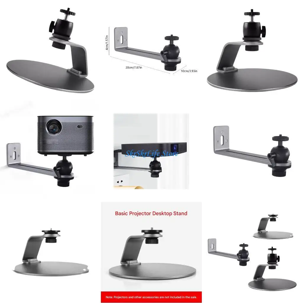 

E65E Versatilitys Projector Wall Mount 360Swivel 20°Tilt Adjustment For Optimal Viewing In Homes Theater Office Environment