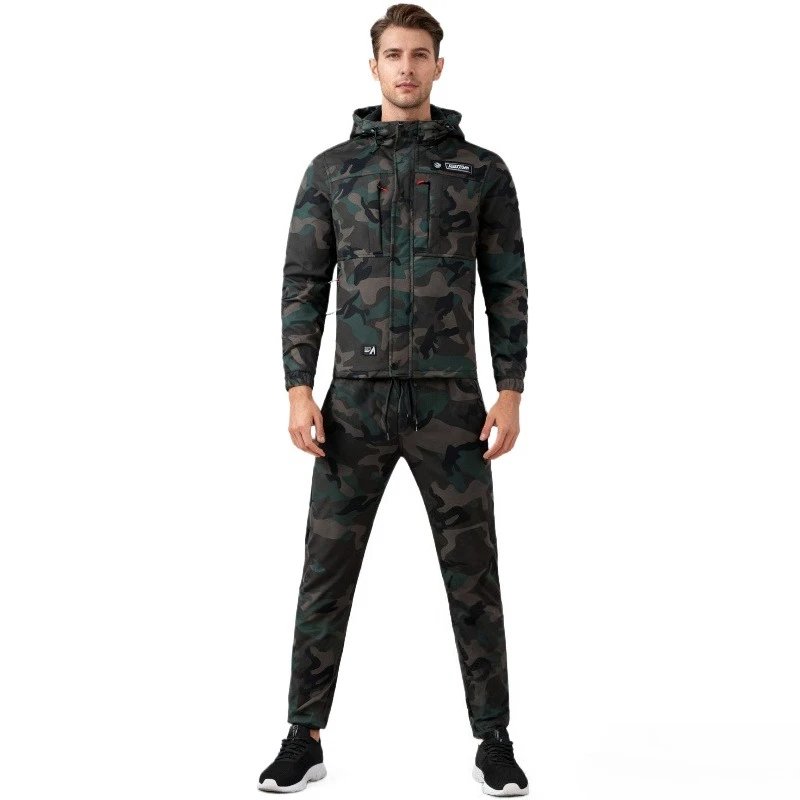 

2025 Hot-Selling Winter Thick Fleece-Lined Full-Body Set Camouflage Cold-Resistant Warm Outfit