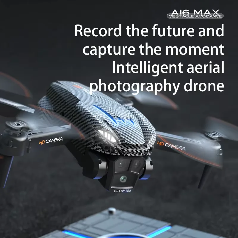 A16 Maxオプティカルフロー3カメラ,カーボンファイバー,4軸uav航空機,ブラシレスモーター,360 ° 障害物回避,GPS,スマートフライト