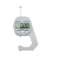 Digital Display Thickness Gauge Electronic LCD Micrometer Metric Wall Thickness Measurement Tools 0-20mm Pointed Head